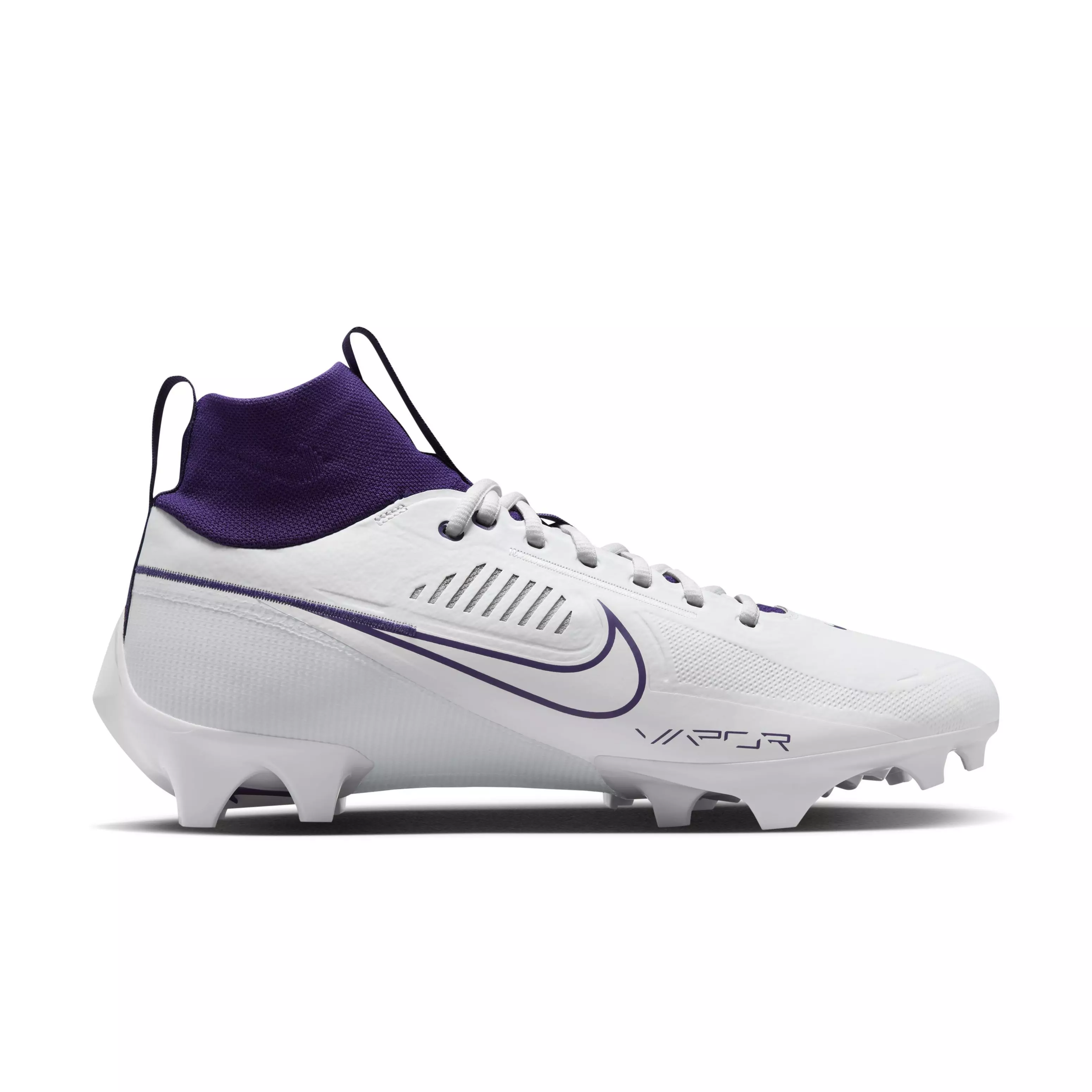Nike Vapor Edge Pro 360 2 TB "White/Pure Platinum/New Orchid" Men's Football Cleat - WHITE/PLATINUM/ORCHID