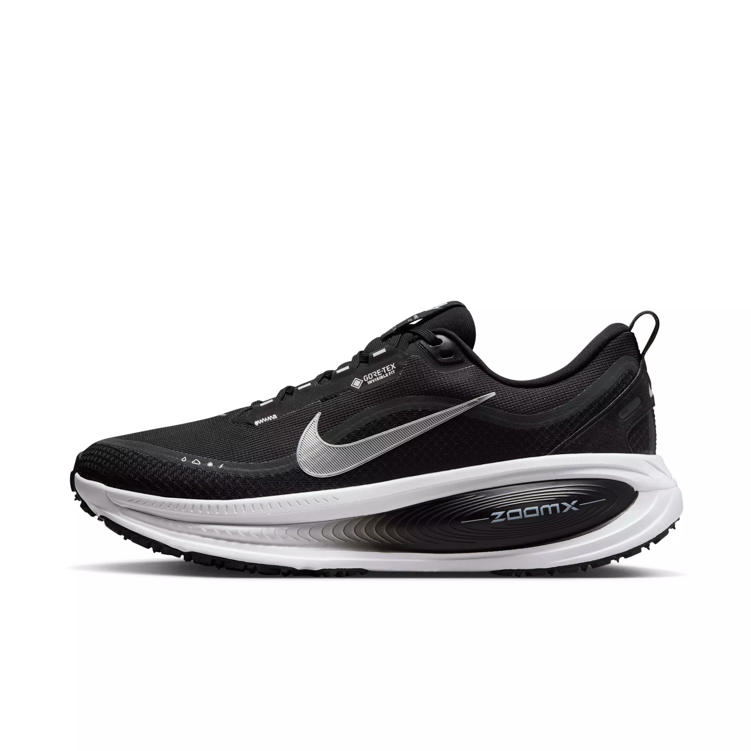 Nike Vomero 18 GORE-TEX "Black/Anthracite/White/Metallic Silver" Men's Running Shoe - BLACK/ANTHRACITE/WHITE/SILVER