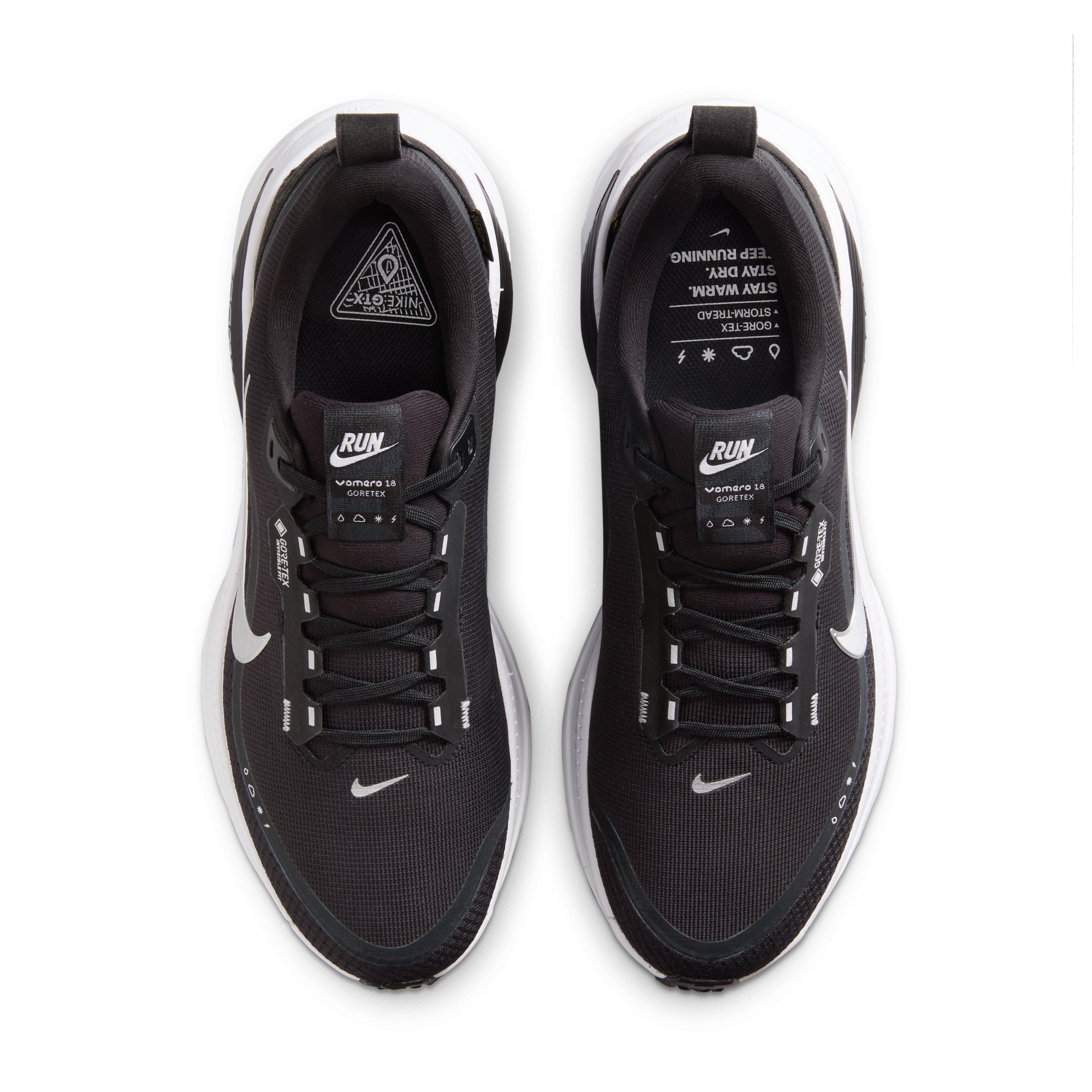 Nike Vomero 18 GORE-TEX "Black/Anthracite/White/Metallic Silver" Men's Running Shoe - BLACK/ANTHRACITE/WHITE/SILVER Thumbnail View 4