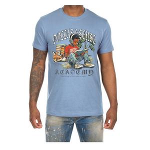 AKOO Men's Academy Short Sleeve Graphic Tee - Blue - BLUE
