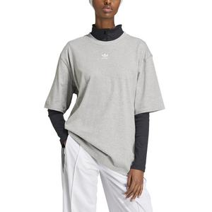 adidas Originals Women's Essentials Boyfriend Loose Tee -Grey