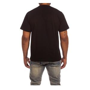 AKOO Men's Royal Short Sleeve Knit Tee - Black - BLACK