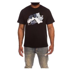 AKOO Men's Royal Short Sleeve Knit Tee - Black - BLACK