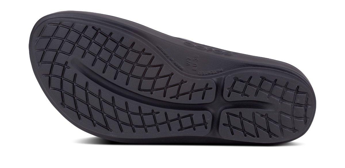 Oofos Oolala "Black" Women's Sandal - BLACK Thumbnail View 7