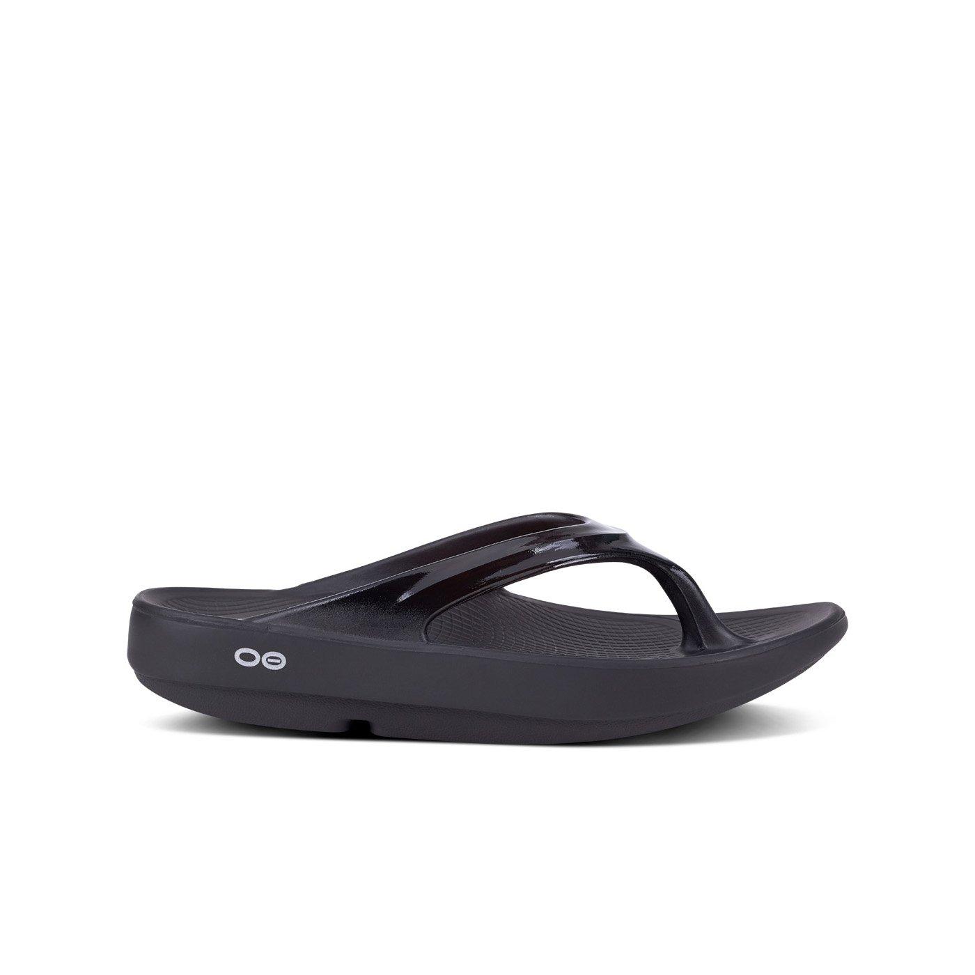 Oofos Oolala "Black" Women's Sandal - BLACK Thumbnail View 1