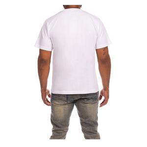 AKOO Men's Royal Short Sleeve Knit Tee - White - WHITE