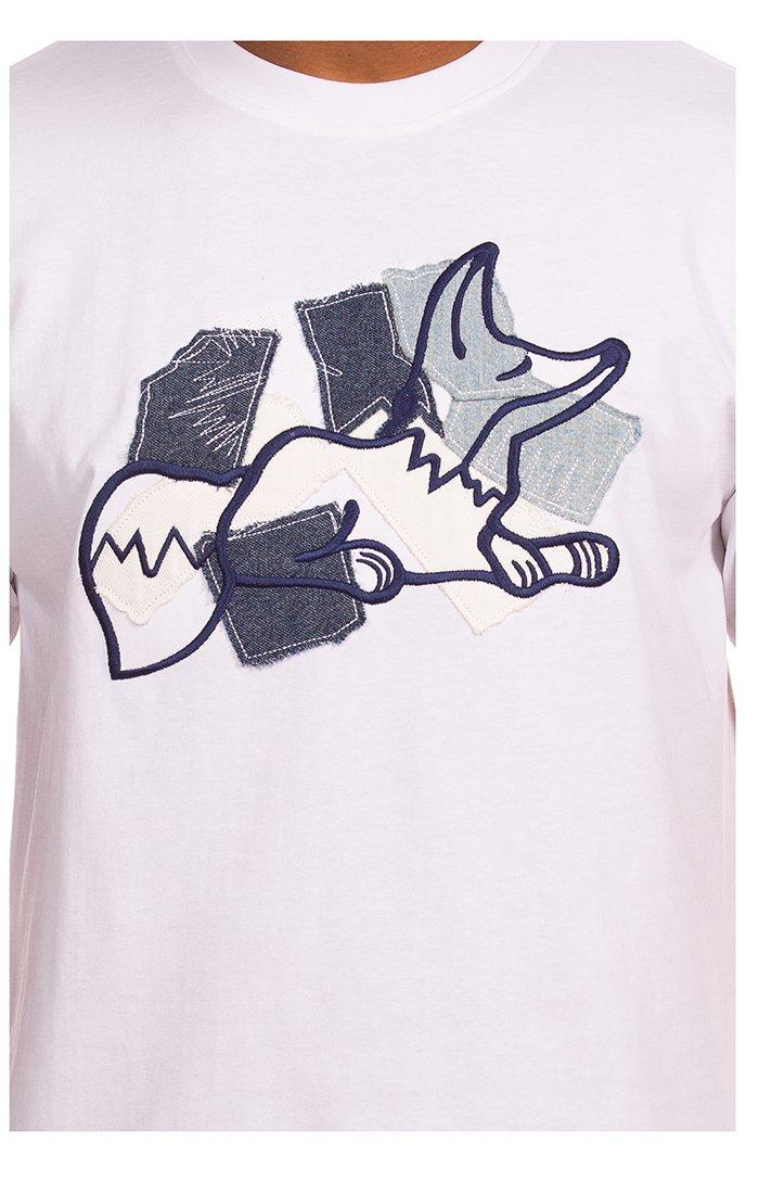 AKOO Men's Royal Short Sleeve Knit Tee - White - WHITE