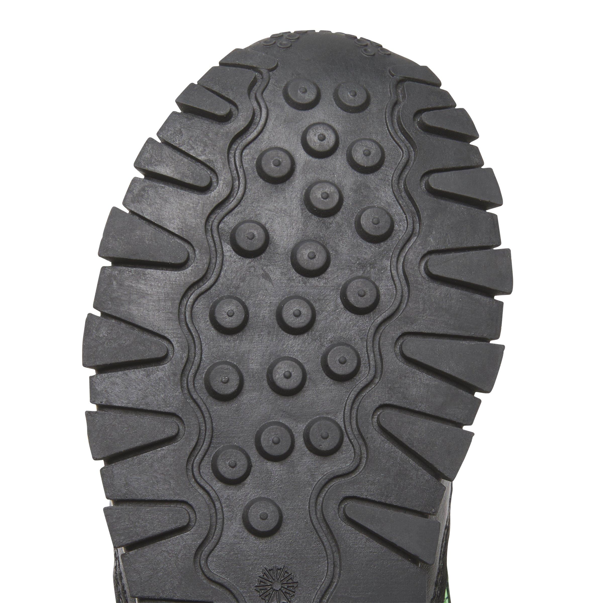Reebok Classic Leather Preschool Boys' "Black/Green/Blue" Shoe