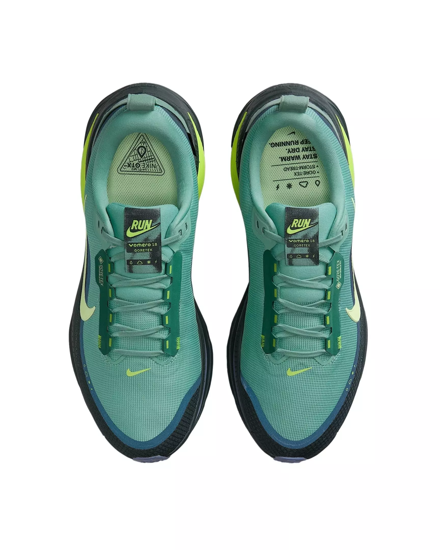 Nike Vomero 18 GORE-TEX "Seaweed/Cannon/Volt/Barely Volt" Men's Running Shoe - SEAWEED/CANNON/VOLT/VOLT