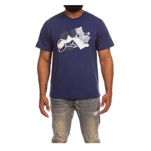 AKOO Men's Royal Short Sleeve Knit Tee - Navy - NAVY