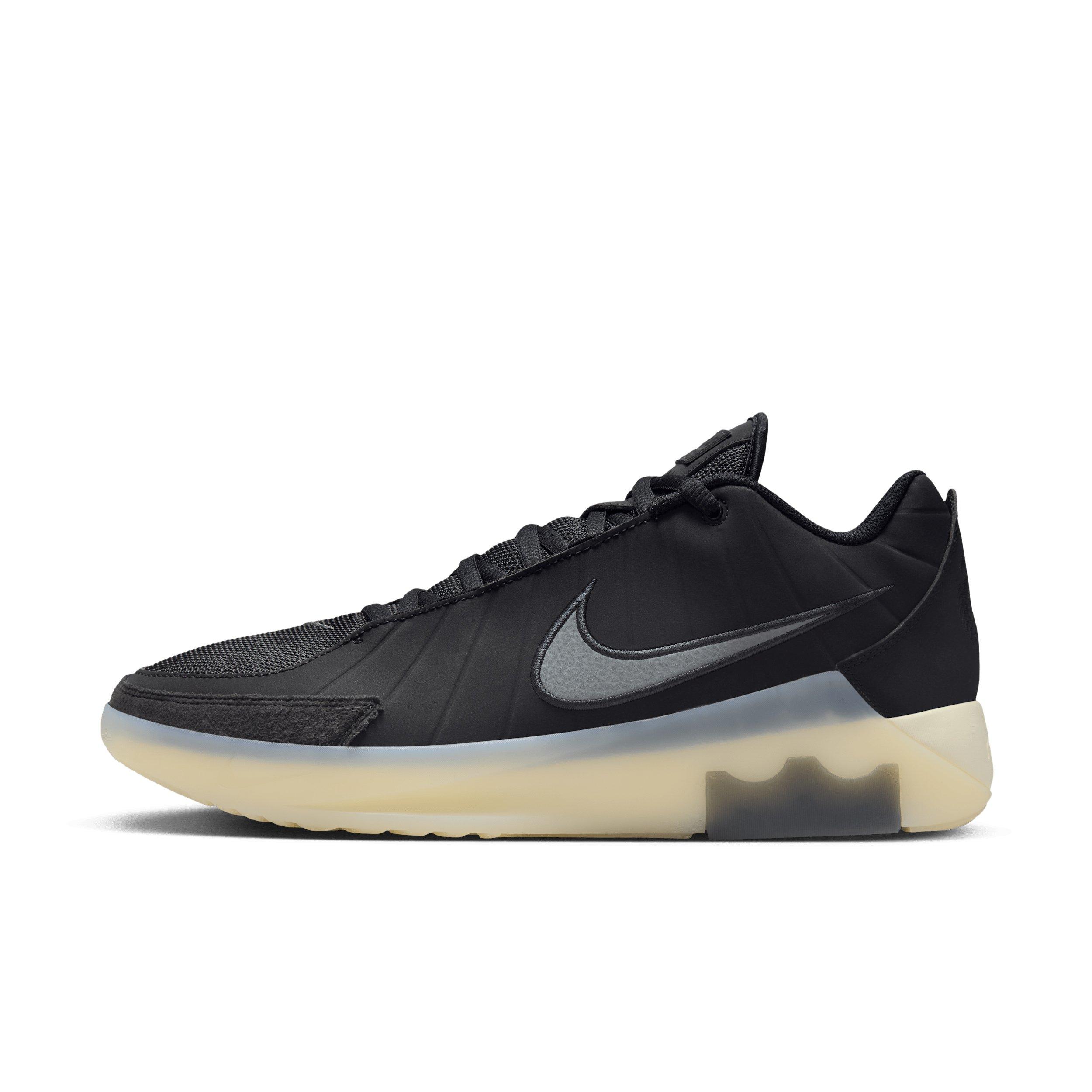 Nike LeBron Witness 9 "Black/Coconut Milk/Iron Grey" Men's Basketball Shoe - BLACK/MILK/GREY Thumbnail View 2