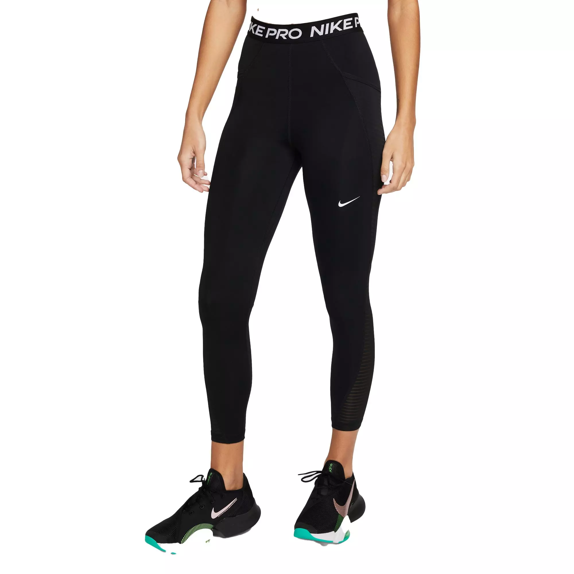 Nike Women's Pro Dri-FIT High-Rise Leggings - BLACK