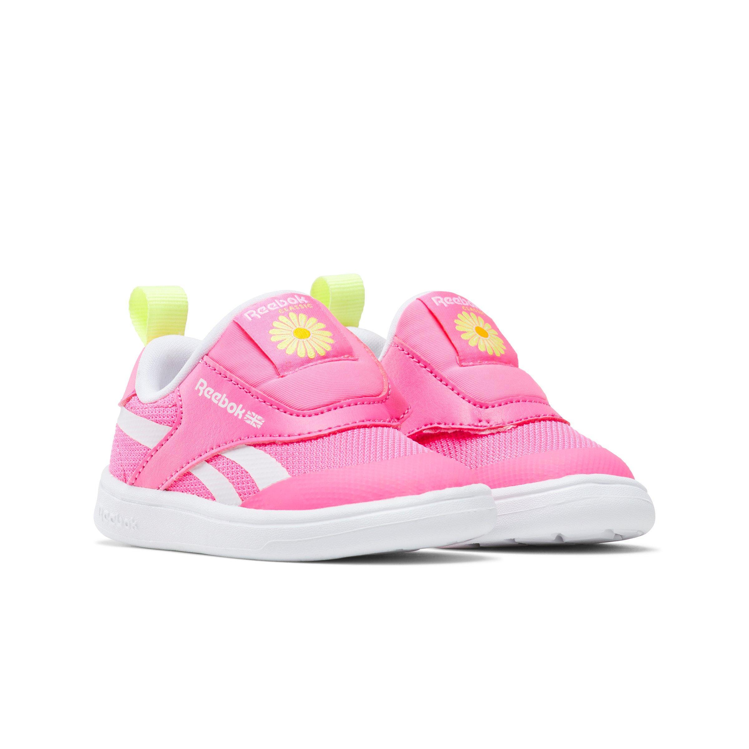 Reebok Club C Revenge Slip-On Infant Girls' "Pink/White" Shoe