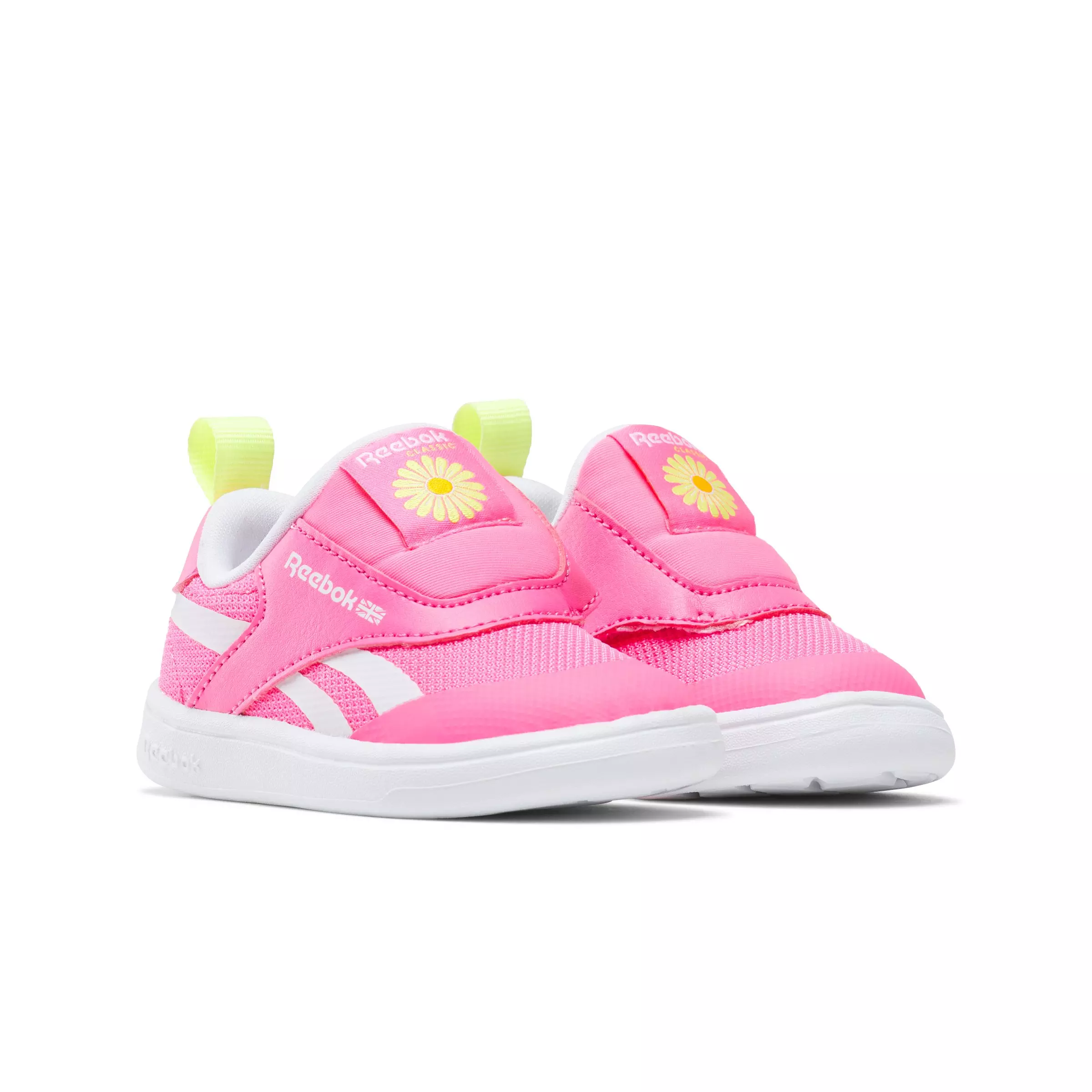 Reebok Club C Revenge Slip-On "Pink/White" Infant Girls' Shoe - PINK/WHITE