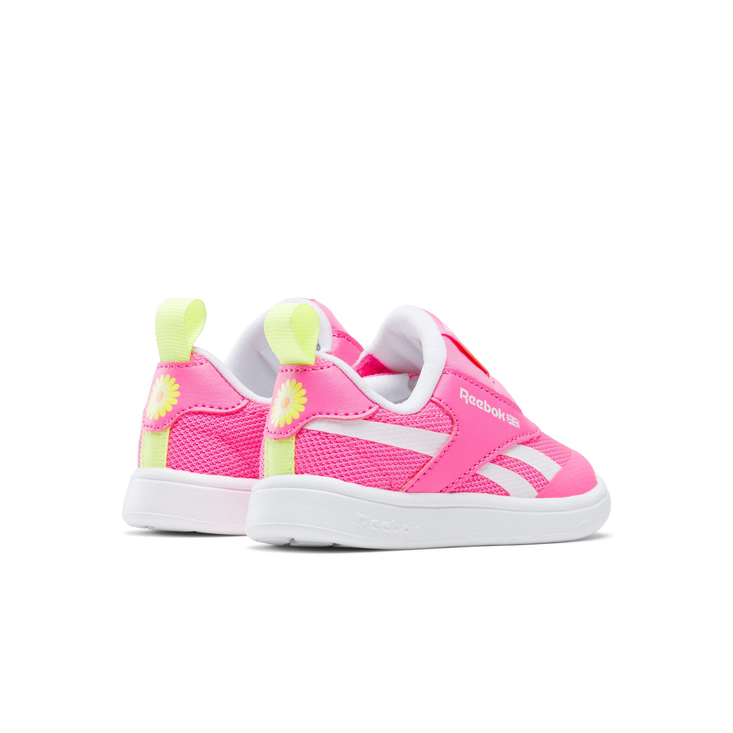 Reebok Club C Revenge Slip-On Infant Girls' "Pink/White" Shoe