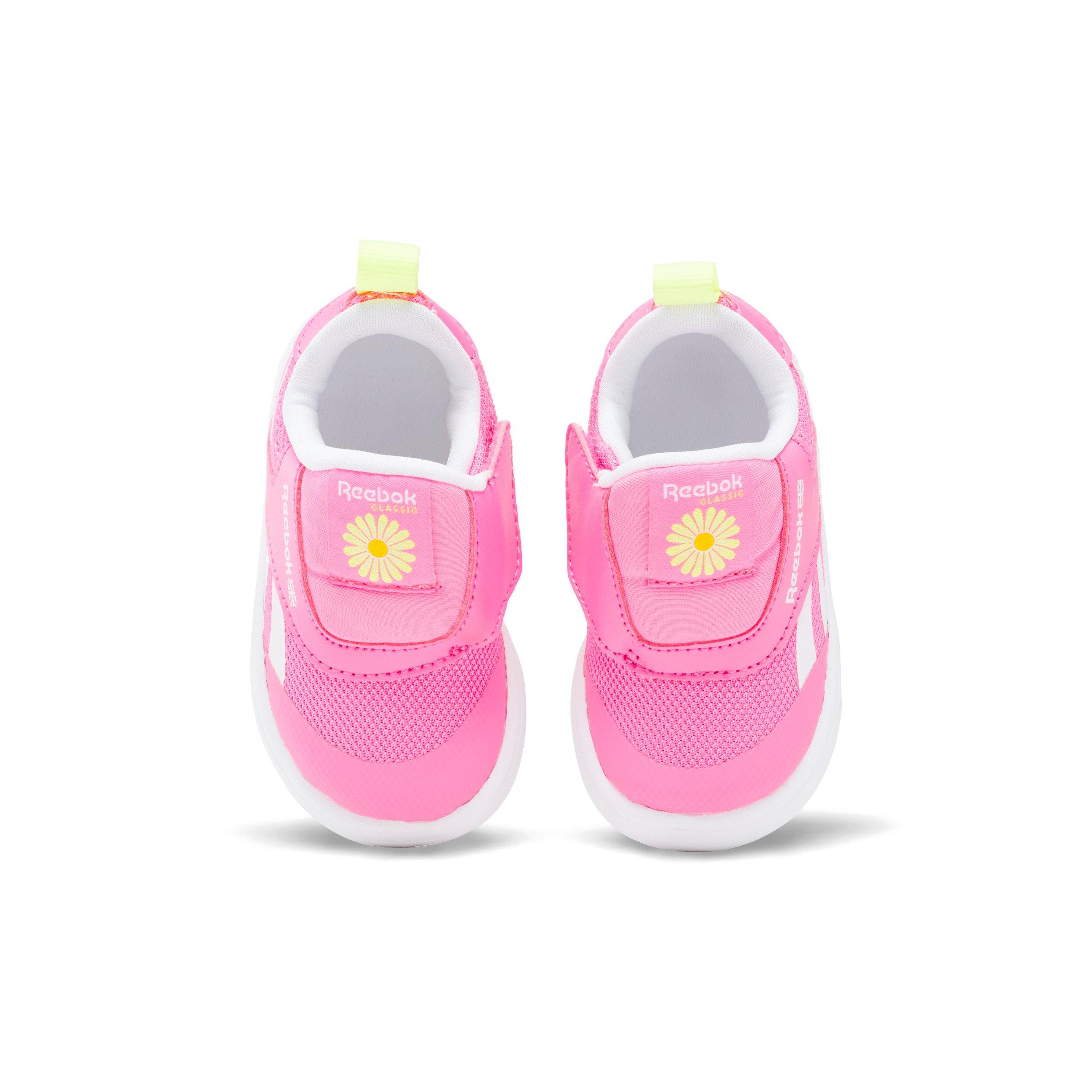 Reebok Club C Revenge Slip-On Infant Girls' "Pink/White" Shoe