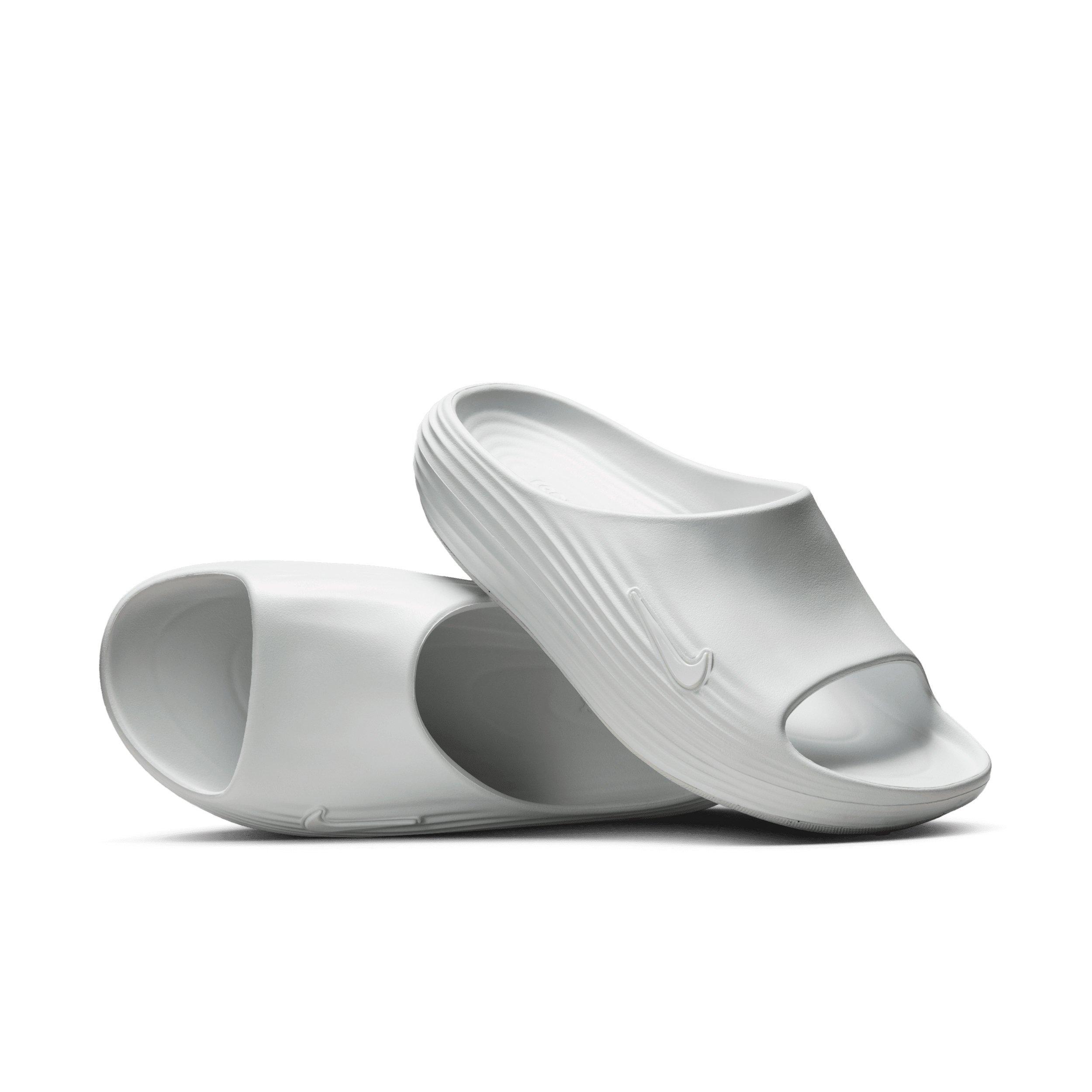 Nike ReactX Rejuven8 "Summit White/Summit White/Summit White" Men's Slide - WHITE/WHITE/WHITE Thumbnail View 3