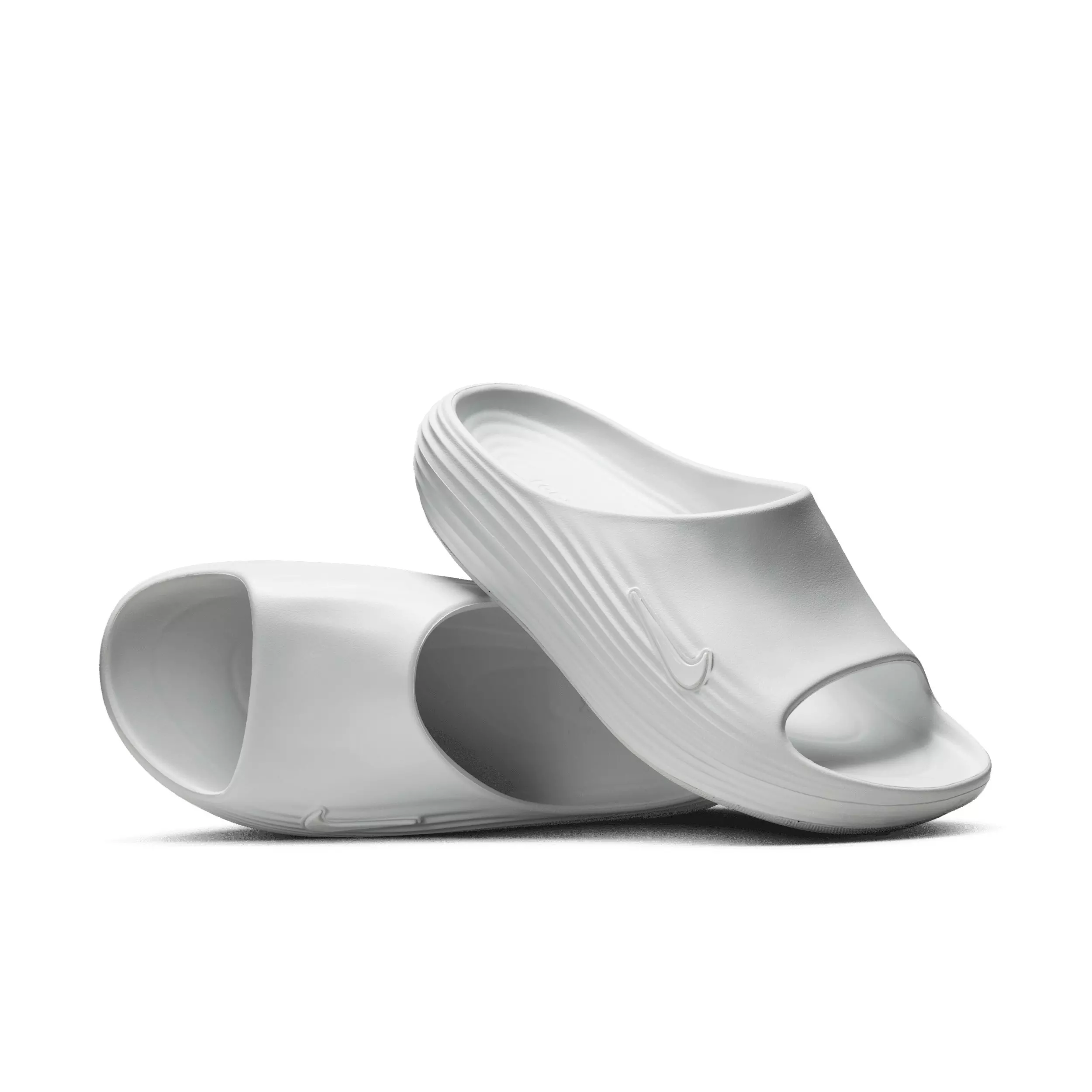 Nike ReactX Rejuven8 "Summit White/Summit White/Summit White" Men's Slide - WHITE/WHITE/WHITE