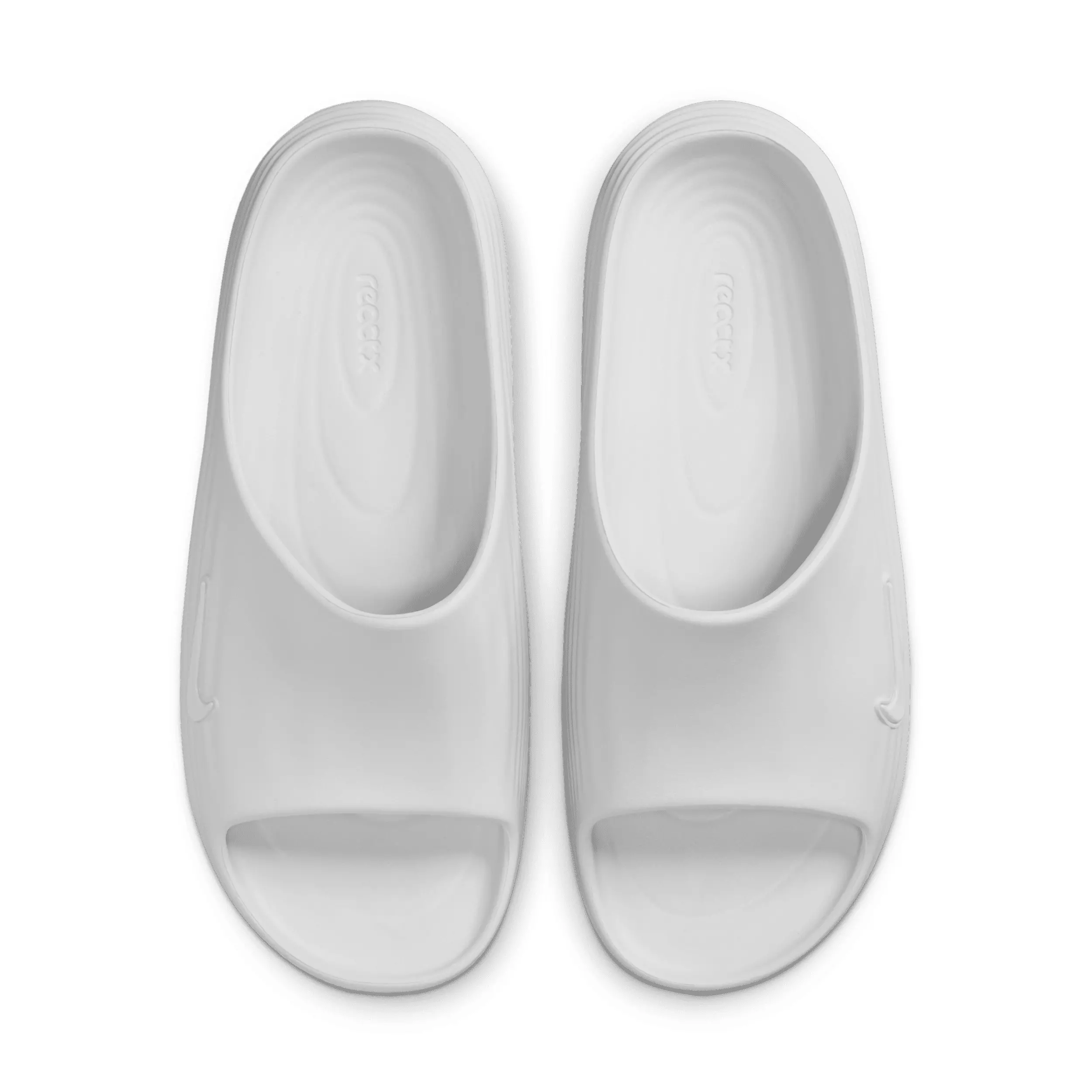 Nike ReactX Rejuven8 "Summit White/Summit White/Summit White" Men's Slide - WHITE/WHITE/WHITE