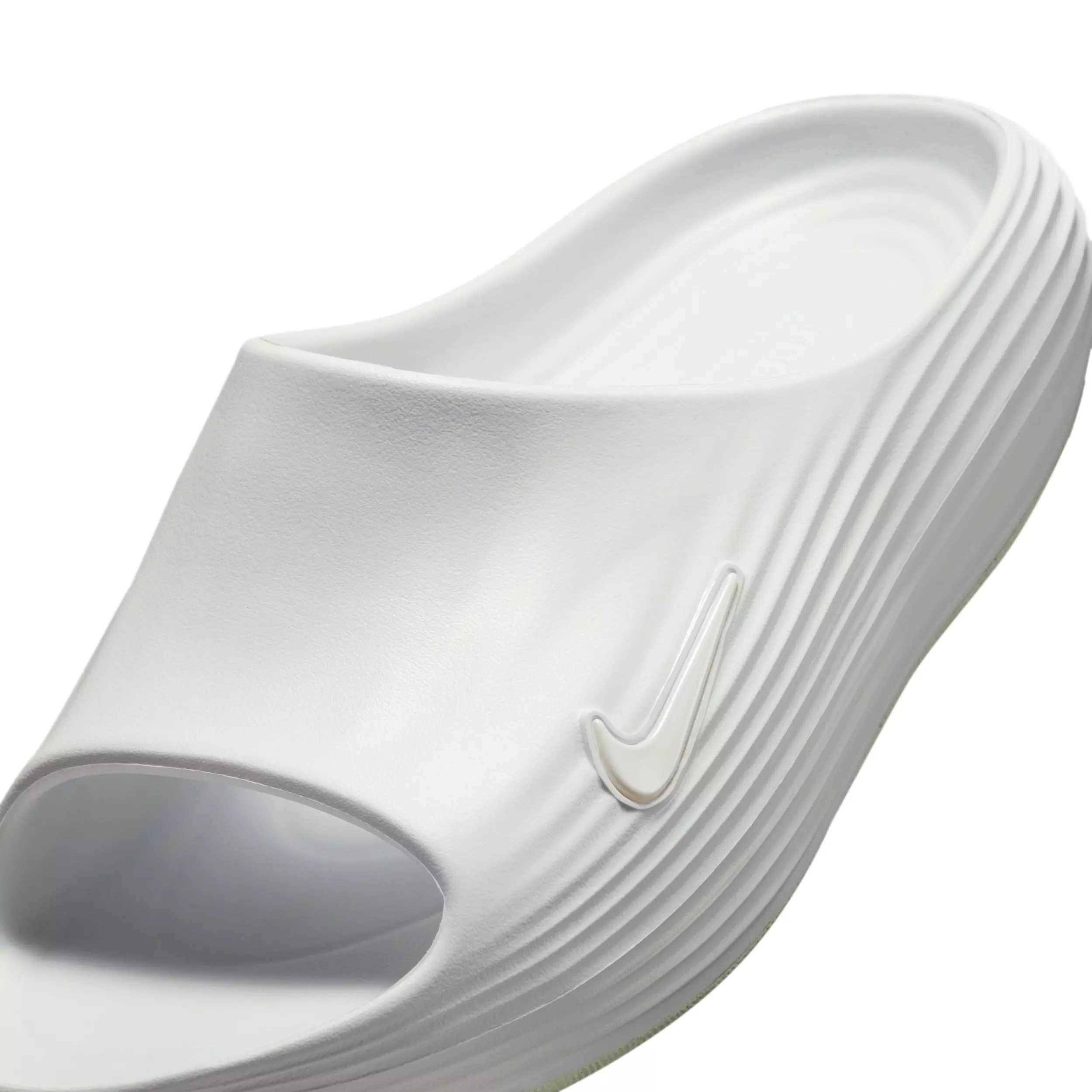 Nike ReactX Rejuven8 "Summit White/Summit White/Summit White" Men's Slide - WHITE/WHITE/WHITE