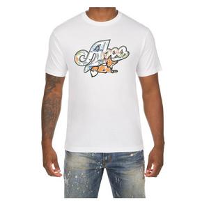 AKOO Men's Snobby Coastline Short Sleeve Tee - White - WHITE