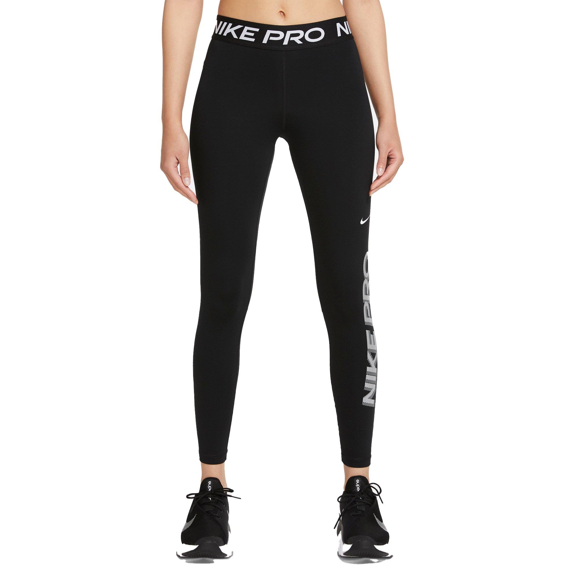 Nike Women's Pro Dri-FIT Mid-Rise Graphic Training Leggings