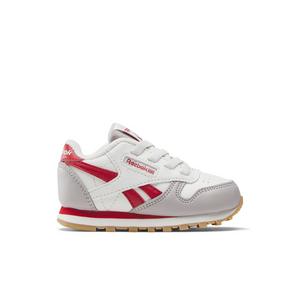 Reebok Classic Leather "White/Grey/Red" Infant Boys' Shoe