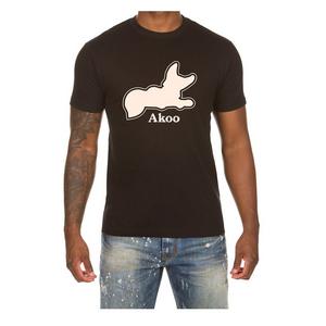 AKOO Men's Seafoam Snobby Short Sleeve Tee - Black - BLACK
