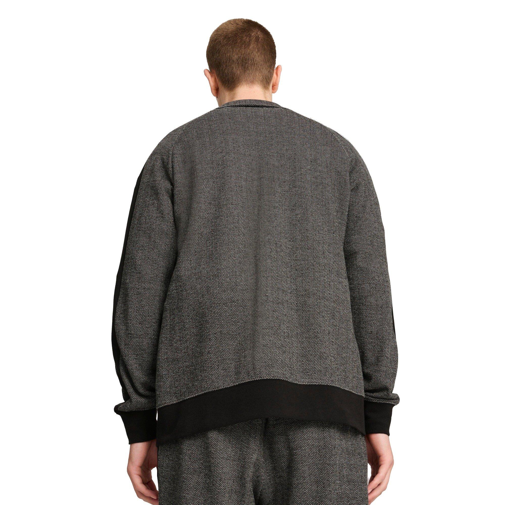 PUMA Men's T7 Track Jacket -Black/White - BLACK/WHITE Thumbnail View 2