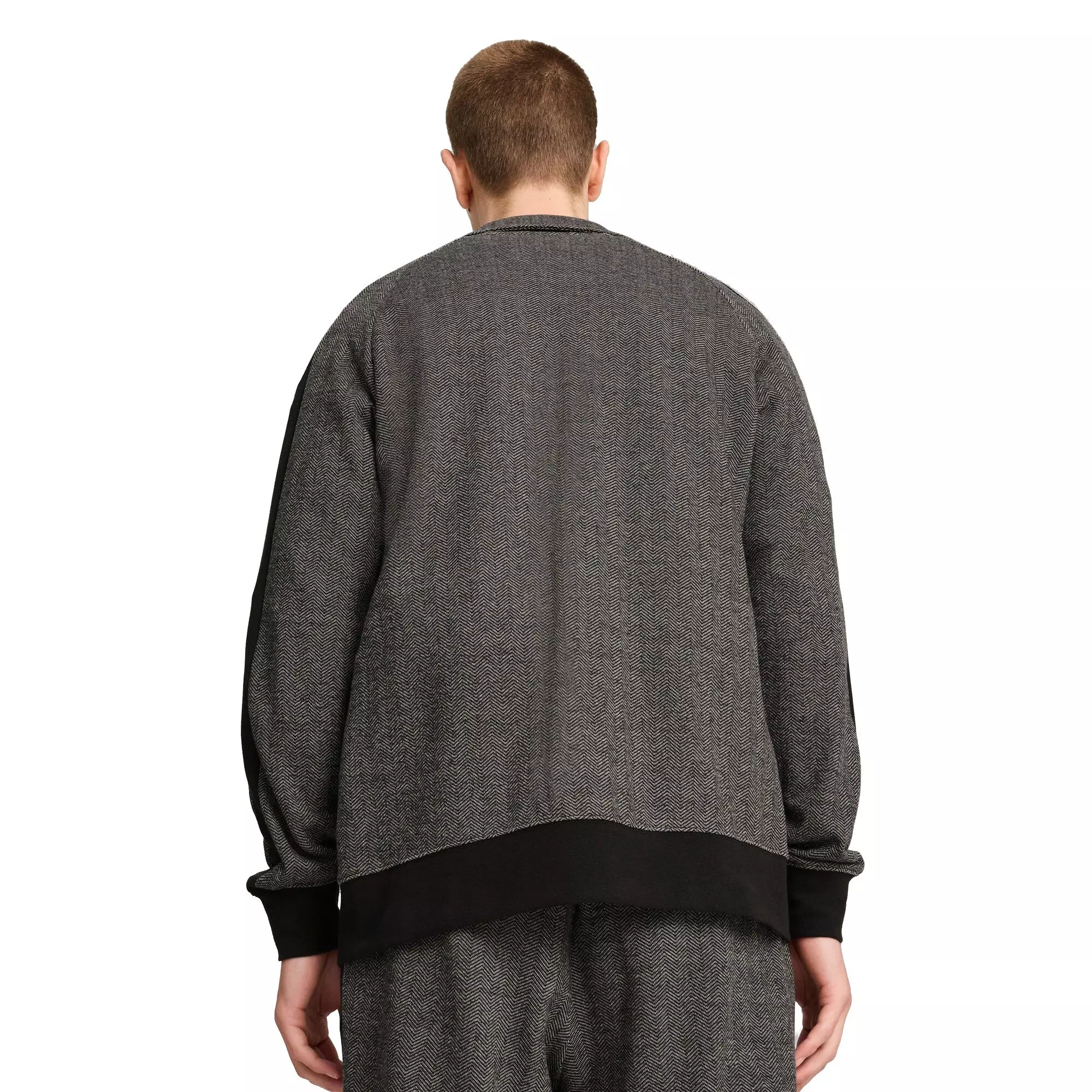 PUMA Men's T7 Track Jacket -Black/White - BLACK/WHITE