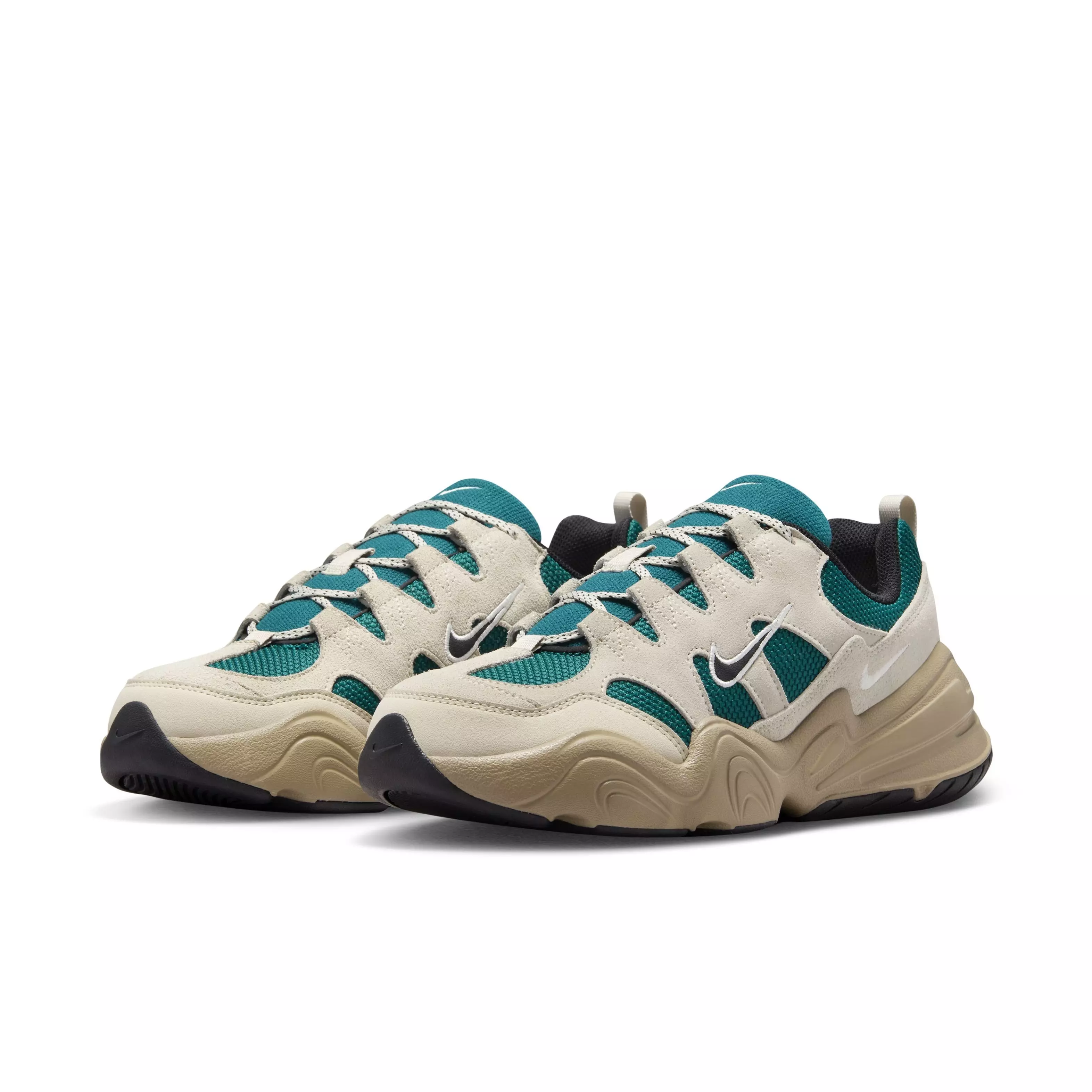 Nike Tech Hera "Light Orewood Brown/Black/Geode Teal/Khaki" Women's Shoe - LT BROWN/BLACK/TEAL/KHAKI