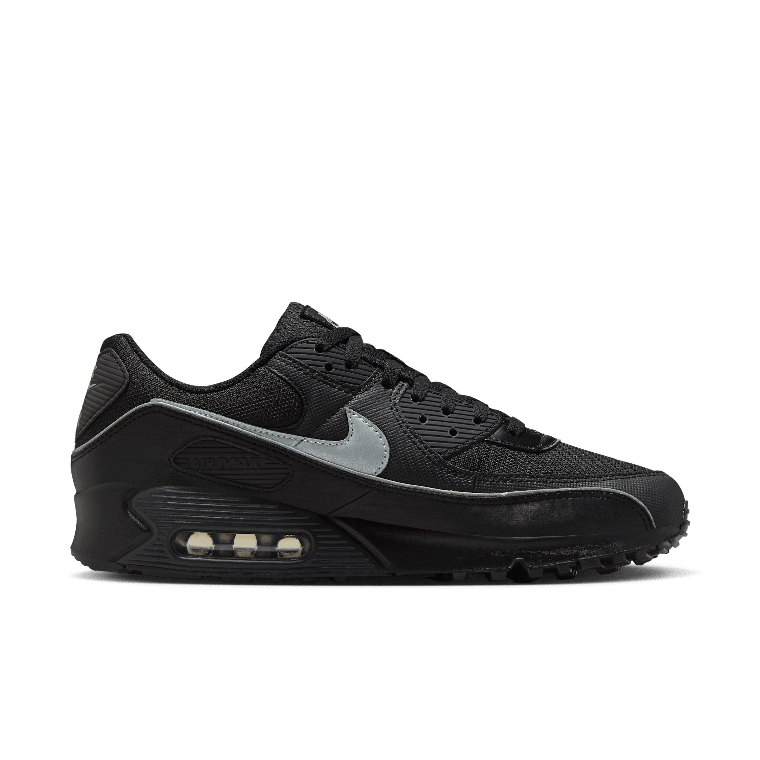 Nike Air Max 90 Premium "Black/Black/Anthracite/Multi-Color" Men's Shoe - BLACK/BLACK/ANTHRACITE/MULTICOLOR Thumbnail View 1