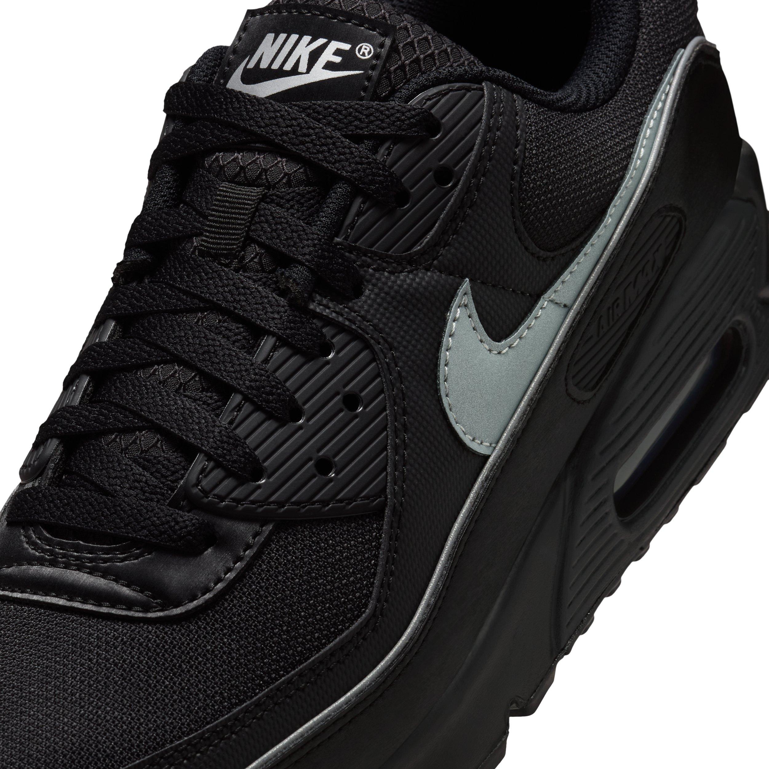Nike Air Max 90 Premium "Black/Black/Anthracite/Multi-Color" Men's Shoe - BLACK/BLACK/ANTHRACITE/MULTICOLOR Thumbnail View 7