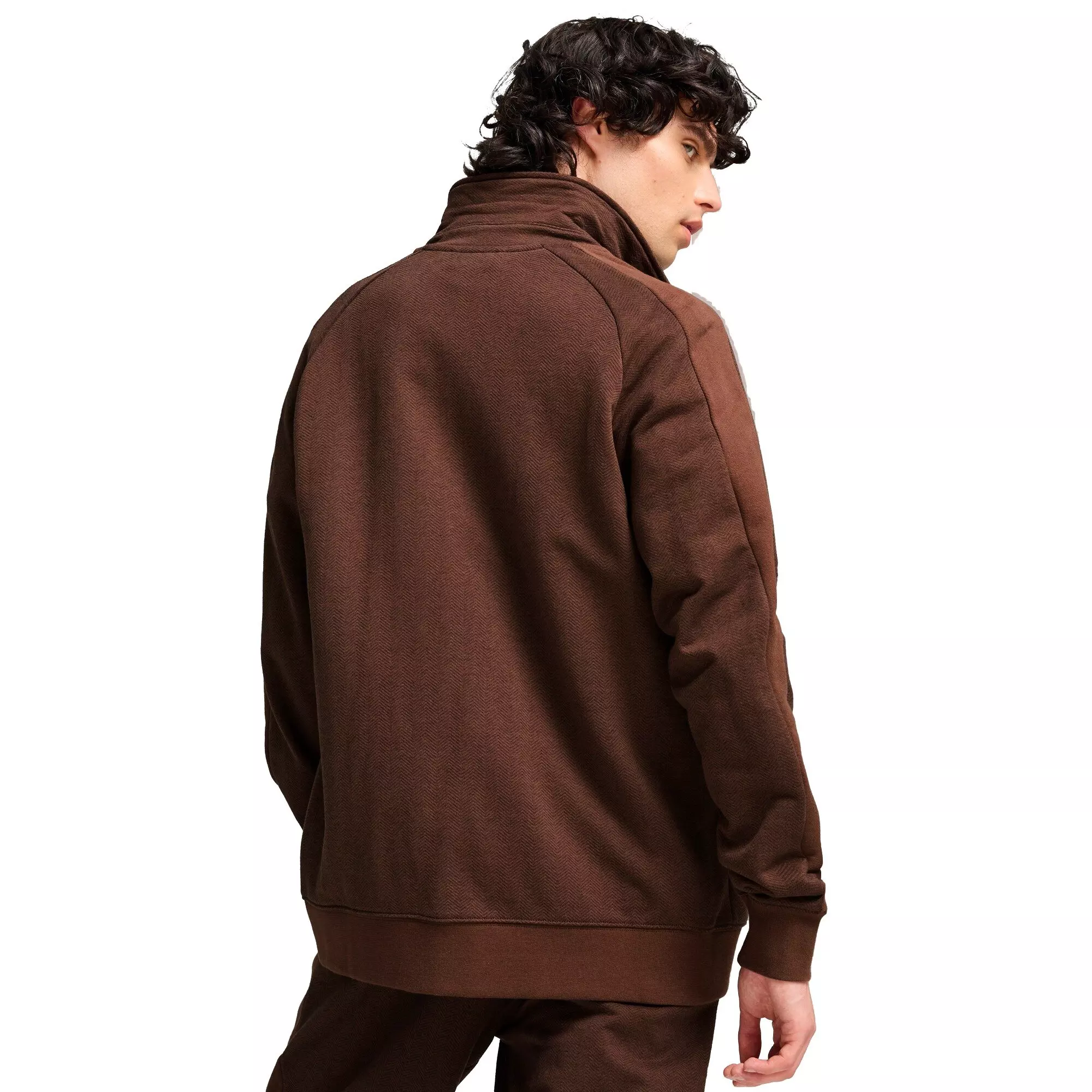 PUMA Men's T7 Track Jacket -Brown - BROWN