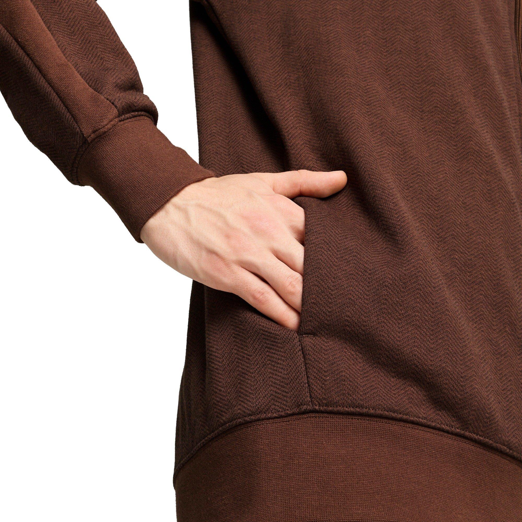 PUMA Men's T7 Track Jacket -Brown - BROWN Thumbnail View 4