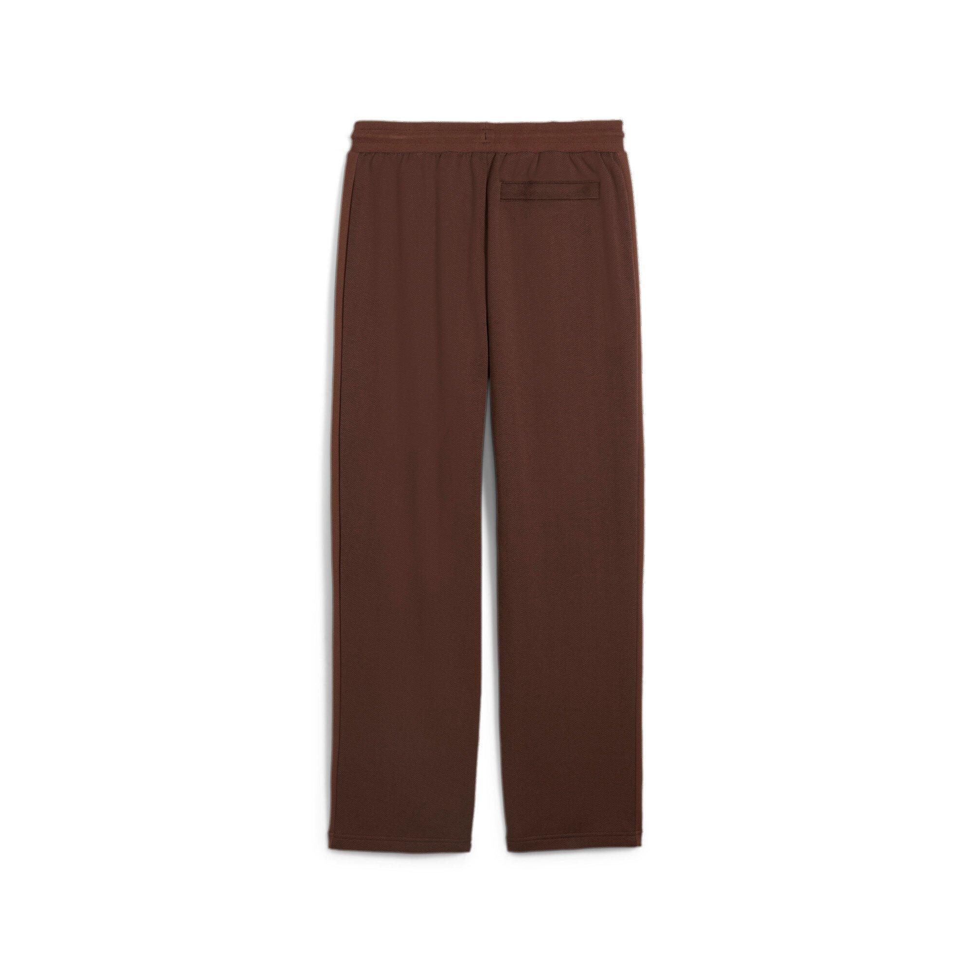 PUMA Men's T7 Relaxed Track Pants -Brown - BROWN Thumbnail View 7