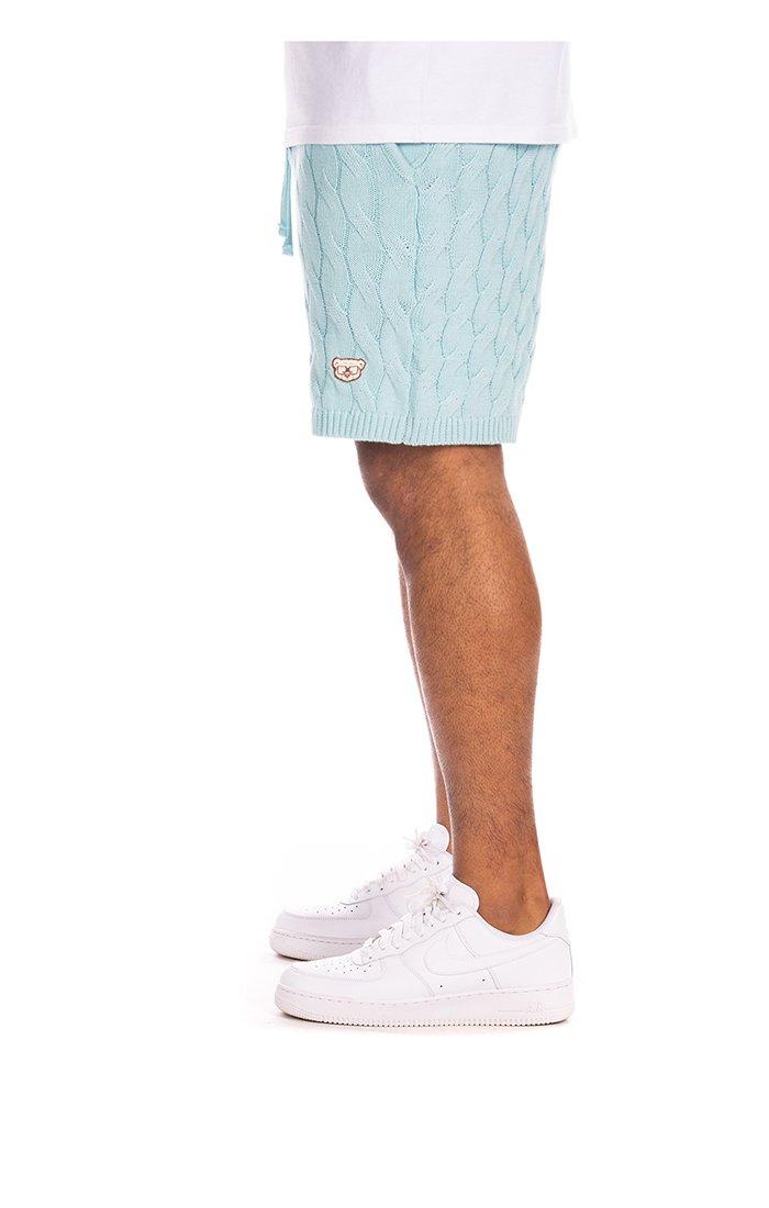Hustle Gang Men's Bask Shorts - Light Blue - LIGHT BLUE