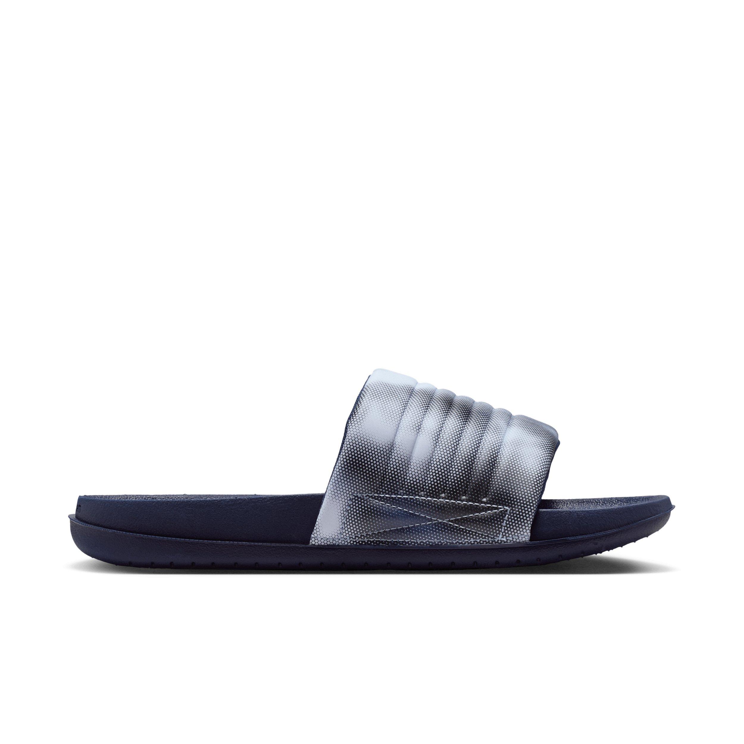 Nike Offcourt Adjust "Black/Midnight Navy/Aluminum" Men's Slide - BLACK/NAVY/ALUMINUM Thumbnail View 1