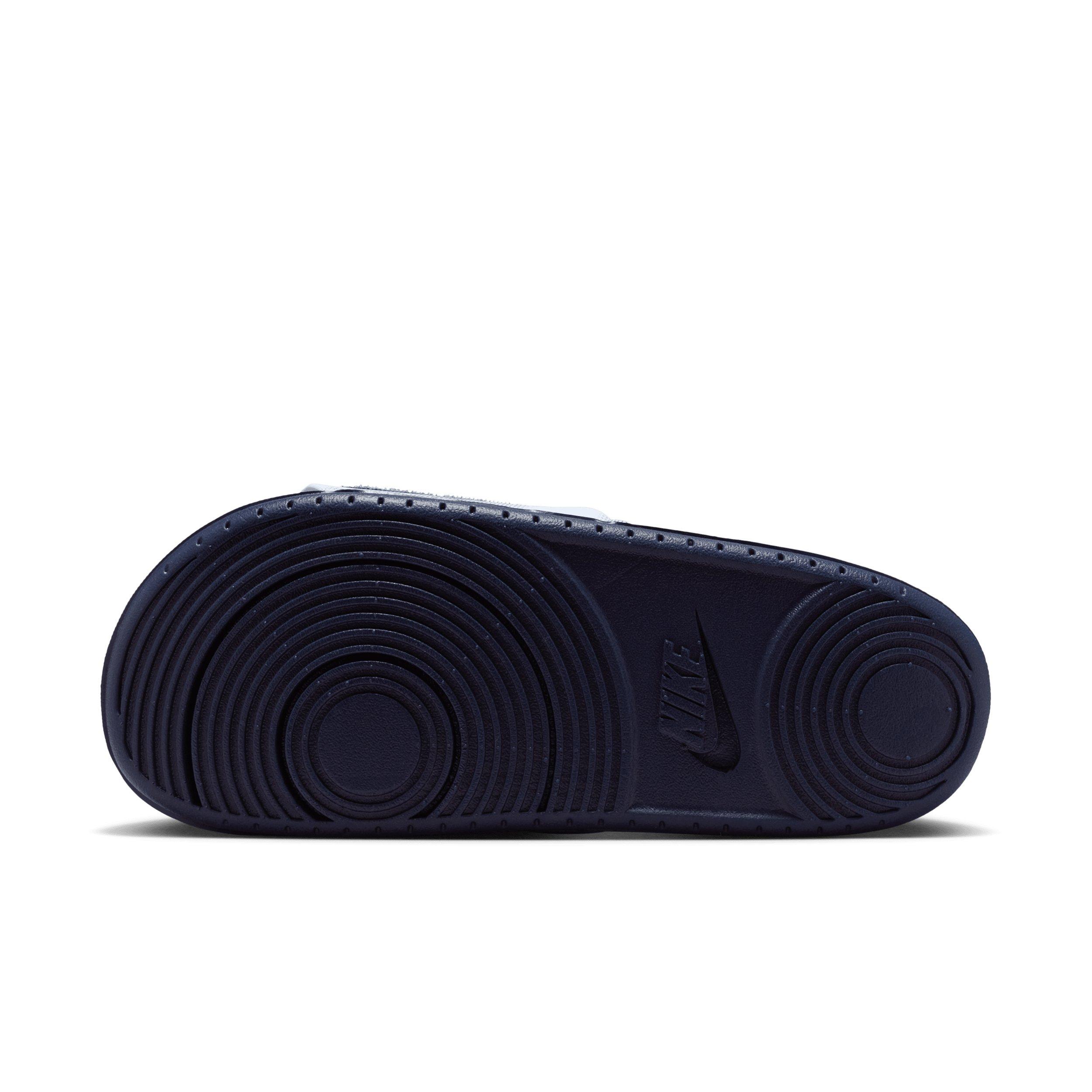 Nike Offcourt Adjust "Black/Midnight Navy/Aluminum" Men's Slide - BLACK/NAVY/ALUMINUM Thumbnail View 5
