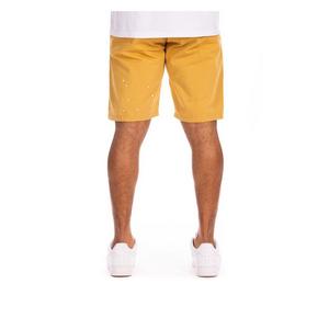 Hustle Gang Men's Lissom Shorts - Yellow - YELLOW