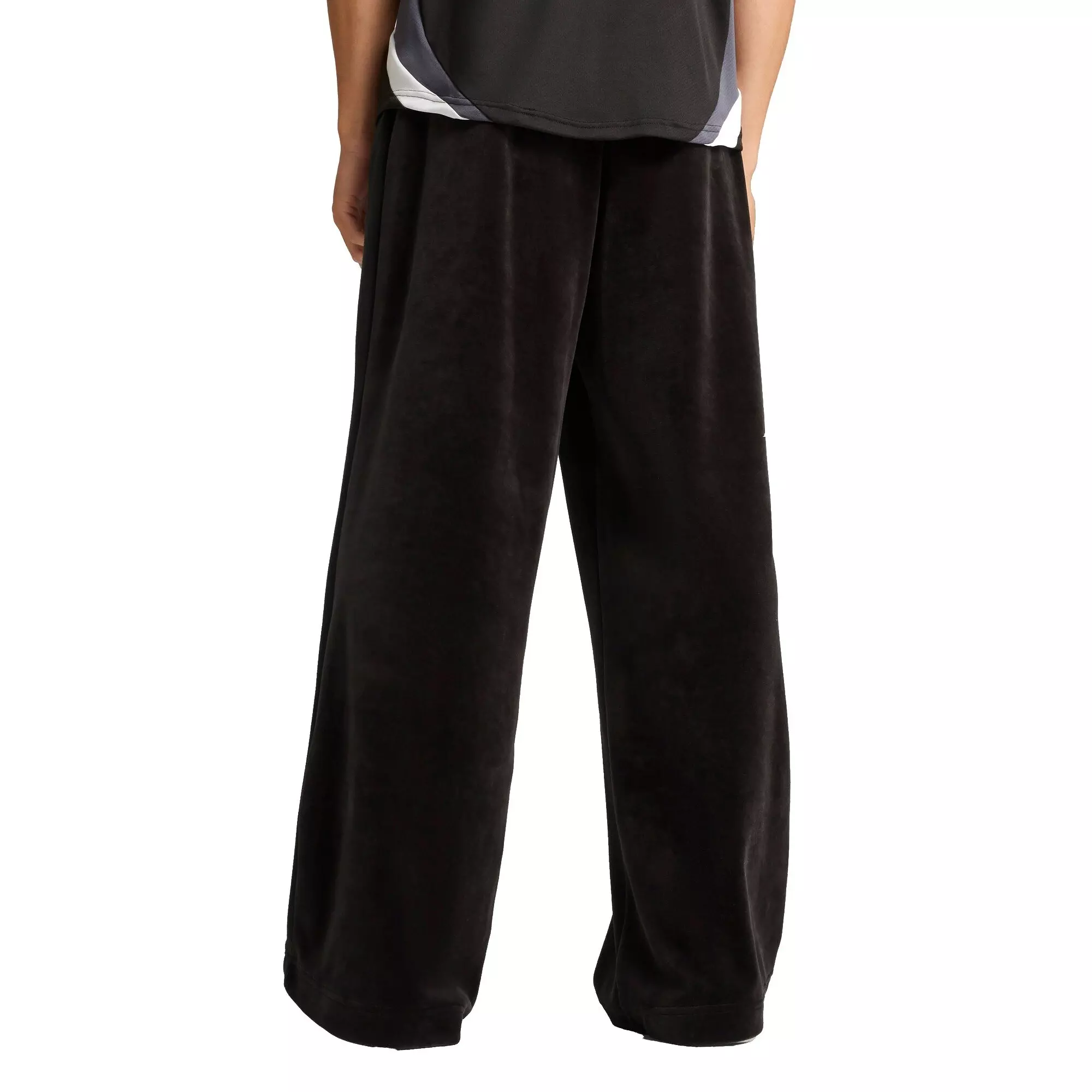 PUMA Men's T7 Oversized Velour Track Pants - Black - BLACK
