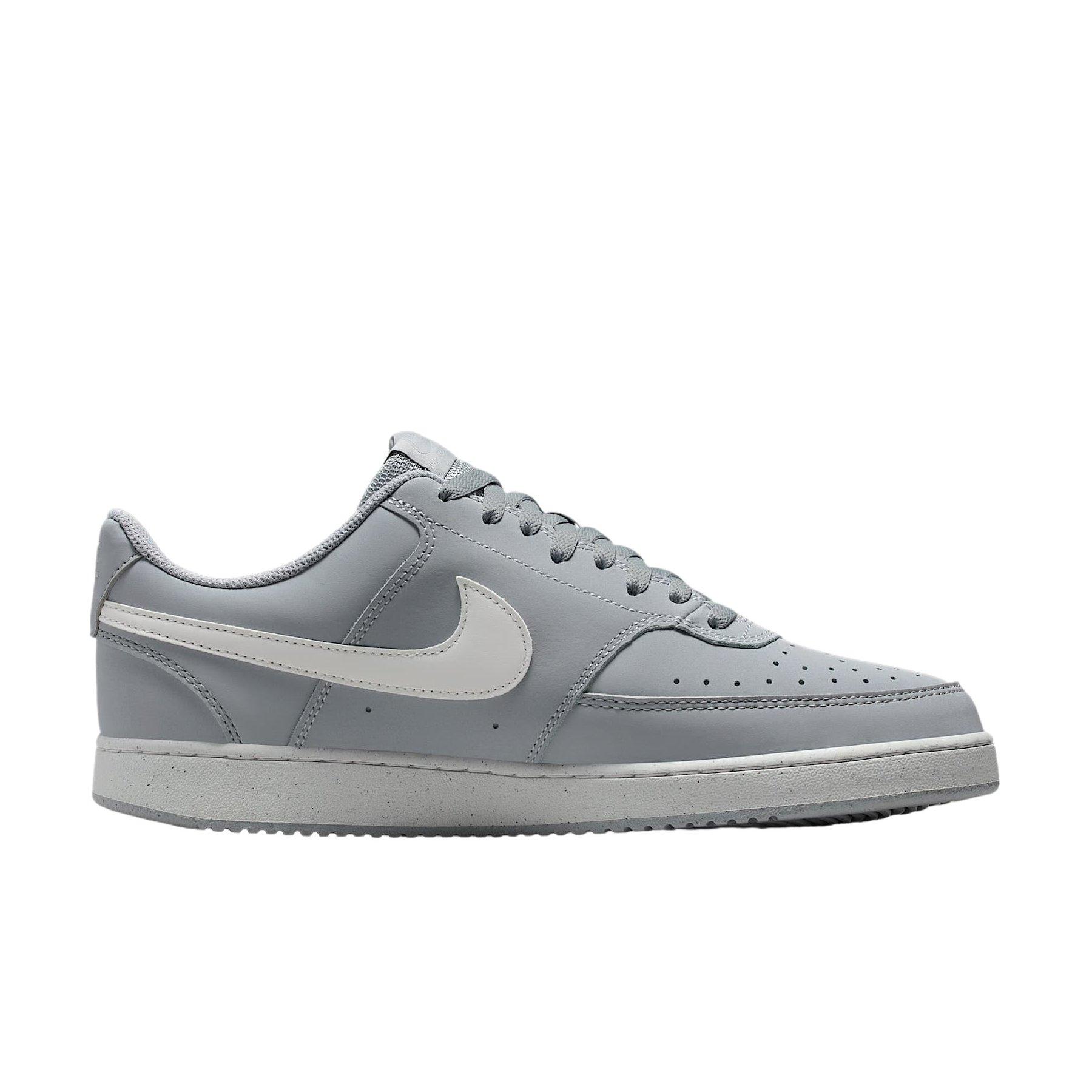 Nike Court Vision Low 2 NBK "Wolf Grey/Summit White" Men's Shoe - GREY/WHITE Thumbnail View 1