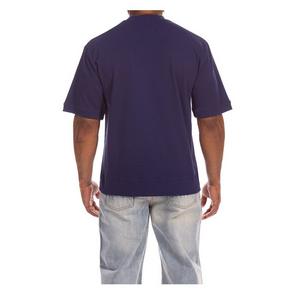 Hustle Gang Men's Neo Soil Knit Short Sleeve T-Shirt - Navy - NAVY