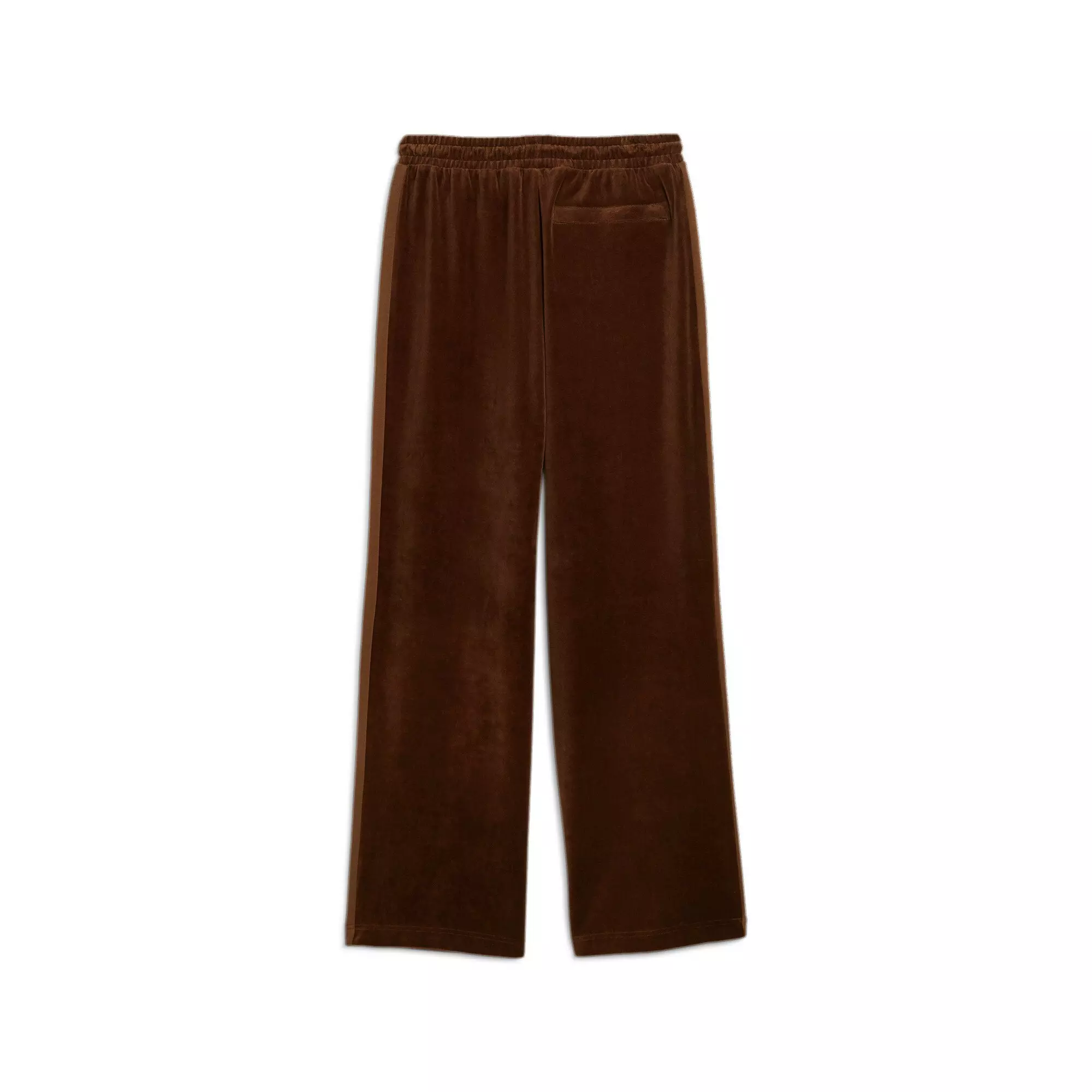 PUMA Men's T7 Oversized Velour Track Pants -Brown - BROWN