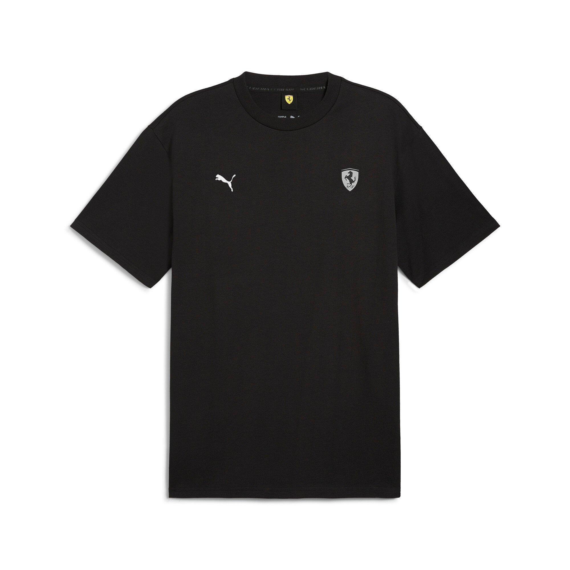 PUMA Men's Ferrari Race Neon Energy​ Tee -Black - BLACK Thumbnail View 4