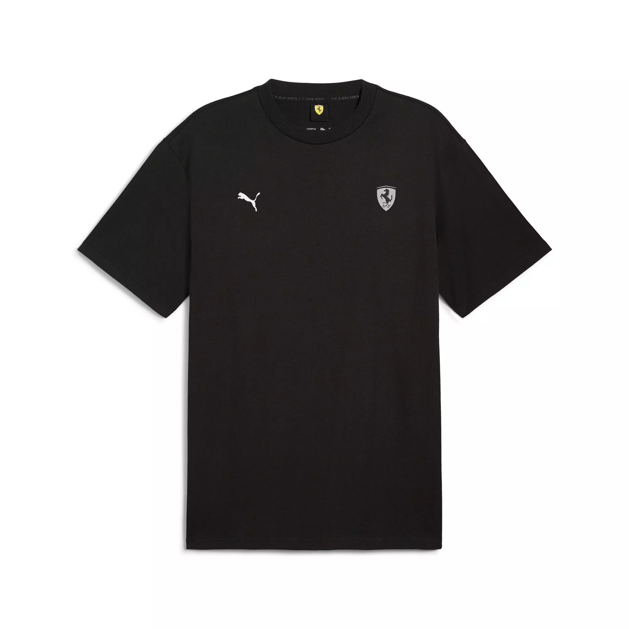 PUMA Men's Ferrari Race Neon Energy​ Tee -Black - BLACK