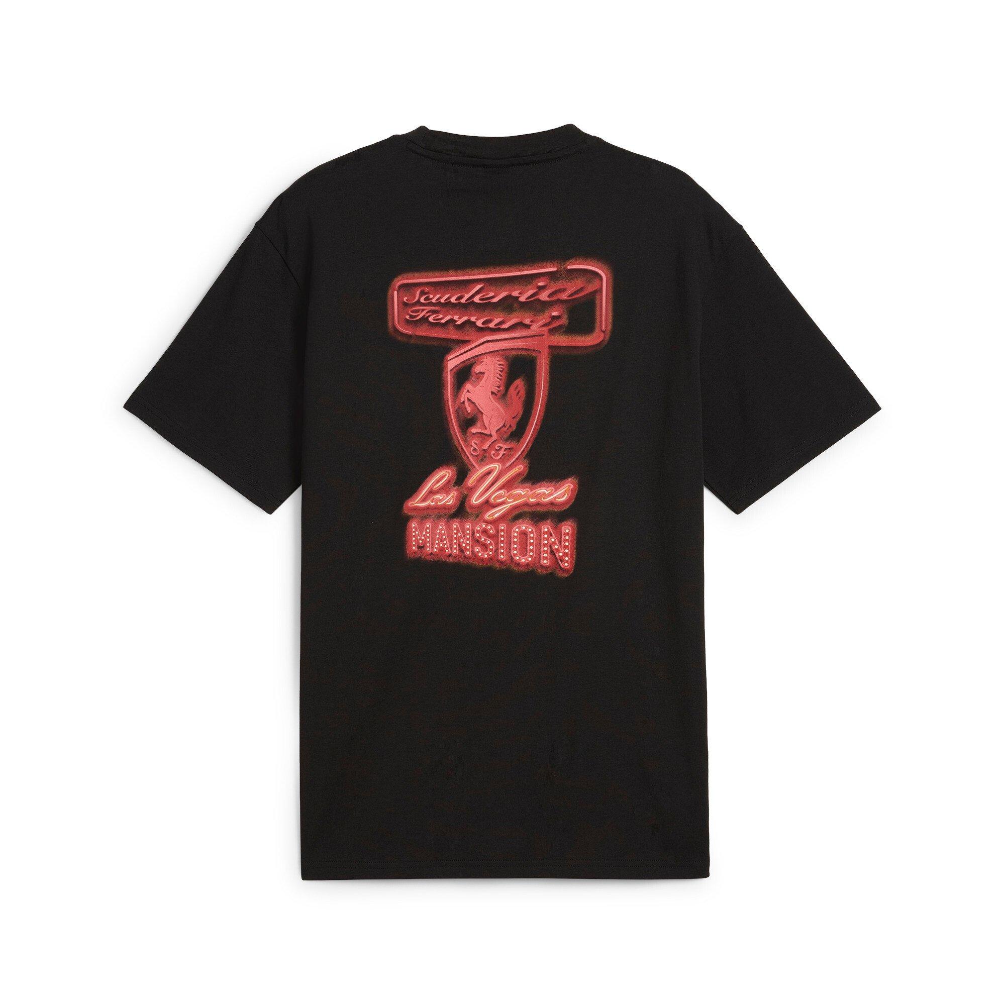 PUMA Men's Ferrari Race Neon Energy​ Tee -Black - BLACK Thumbnail View 5