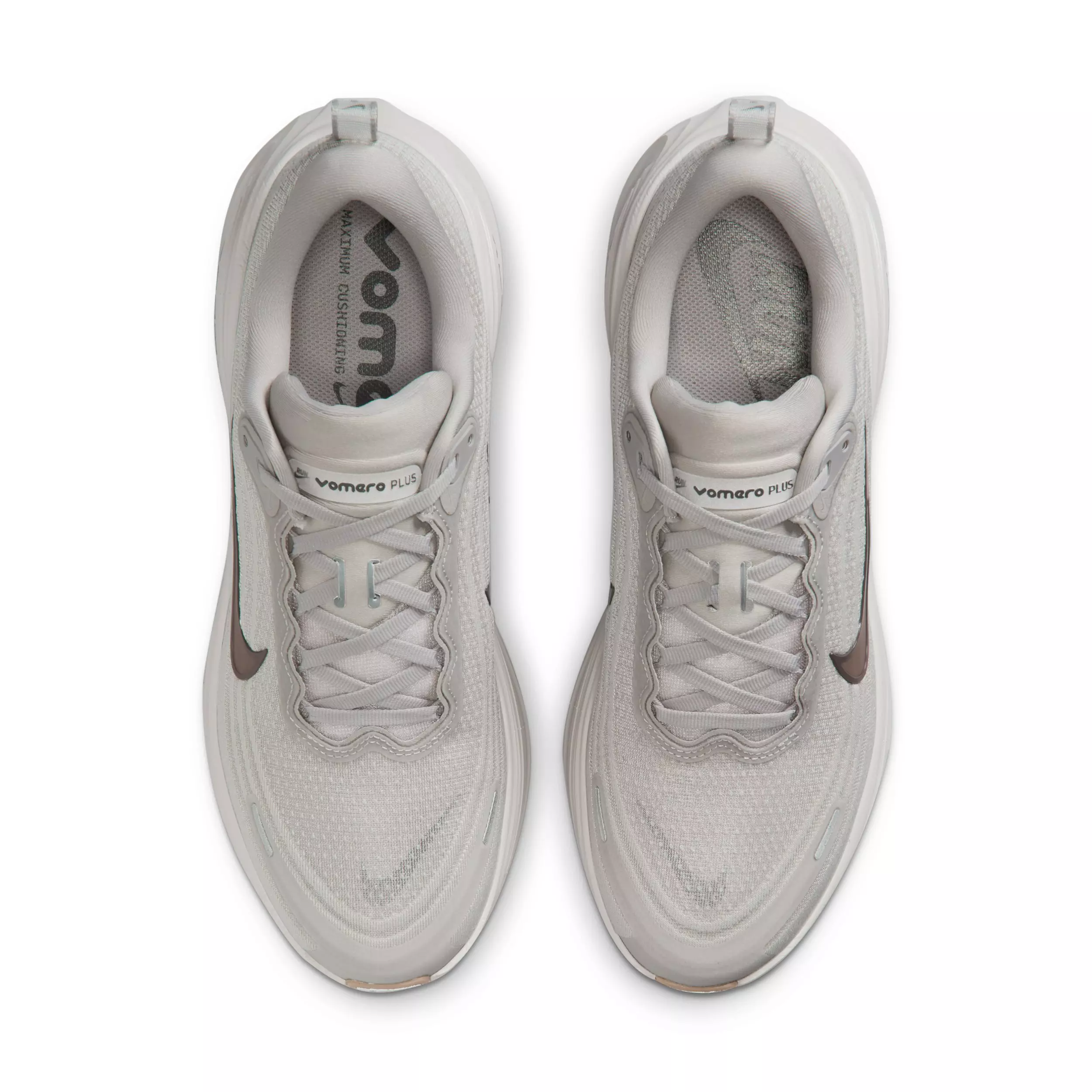 Nike Vomero Plus "College Grey/Light Iron Ore/Gum Medium Brown/Medium Ash" Men's Running Shoe - GREY/LT IRON/MD BROWN/ASH