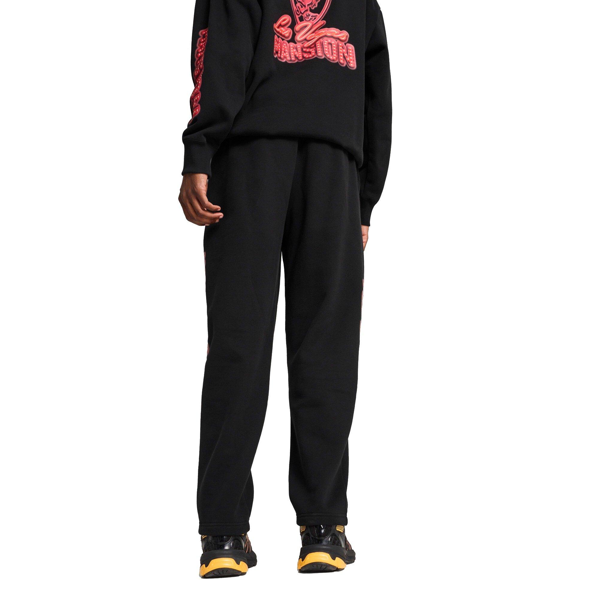 PUMA Men's Ferrari Race Neon Energy​ Pants -Black - BLACK Thumbnail View 2