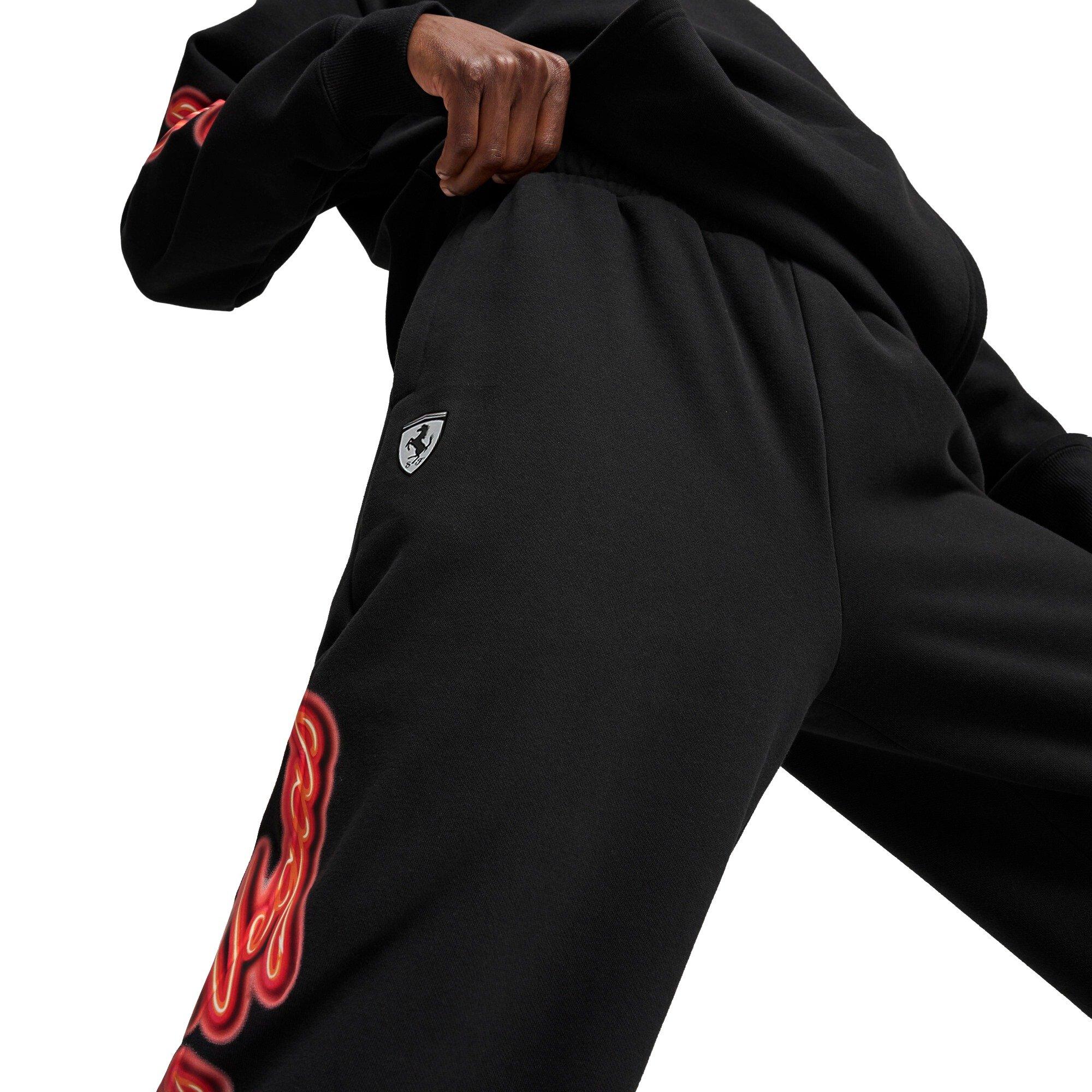 PUMA Men's Ferrari Race Neon Energy​ Pants -Black - BLACK Thumbnail View 3